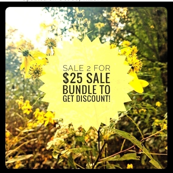 SALE - 🌸2/$25 Items priced $25 or less. Bundle 2 items priced $25 =$25 total:) - Picture 1 of 1